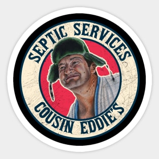 Cousin Eddie's Septic Services Sticker